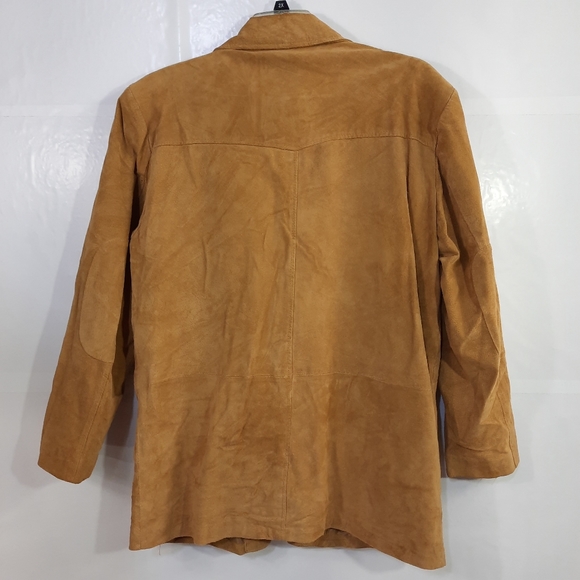 Haband Lion's Den 100% Genuine Leather Brown Men's Jacket Coat Size L Style 30A - Picture 5 of 14